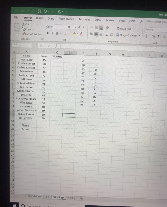 About File Home 2 .8.: Draw Page Layout HW Tell me what you Insert Formulas Data Review View Help = LX Cut Ih Copy Format Pai