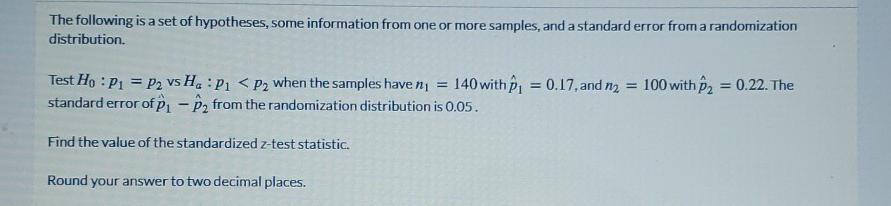 Solved The following is a set of hypotheses, some | Chegg.com