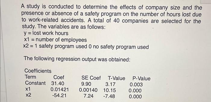 Solved A study is conducted to determine the effects of | Chegg.com