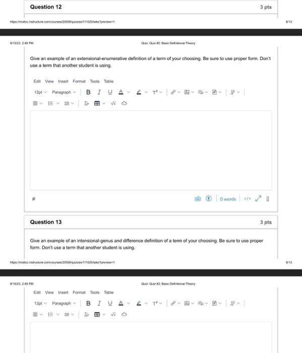 Give an example of an extensional-enumerative | Chegg.com
