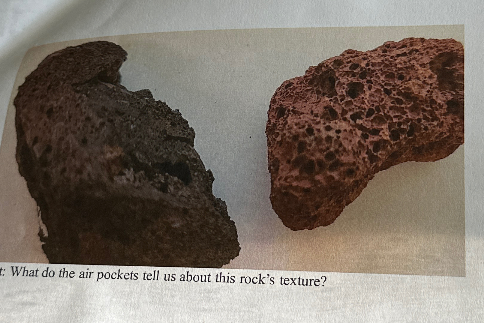 Solved provide the name of the rock provided. (both rocks | Chegg.com