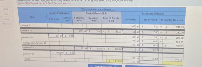 Solved 4. Determine the cost assigned to ending inventory | Chegg.com