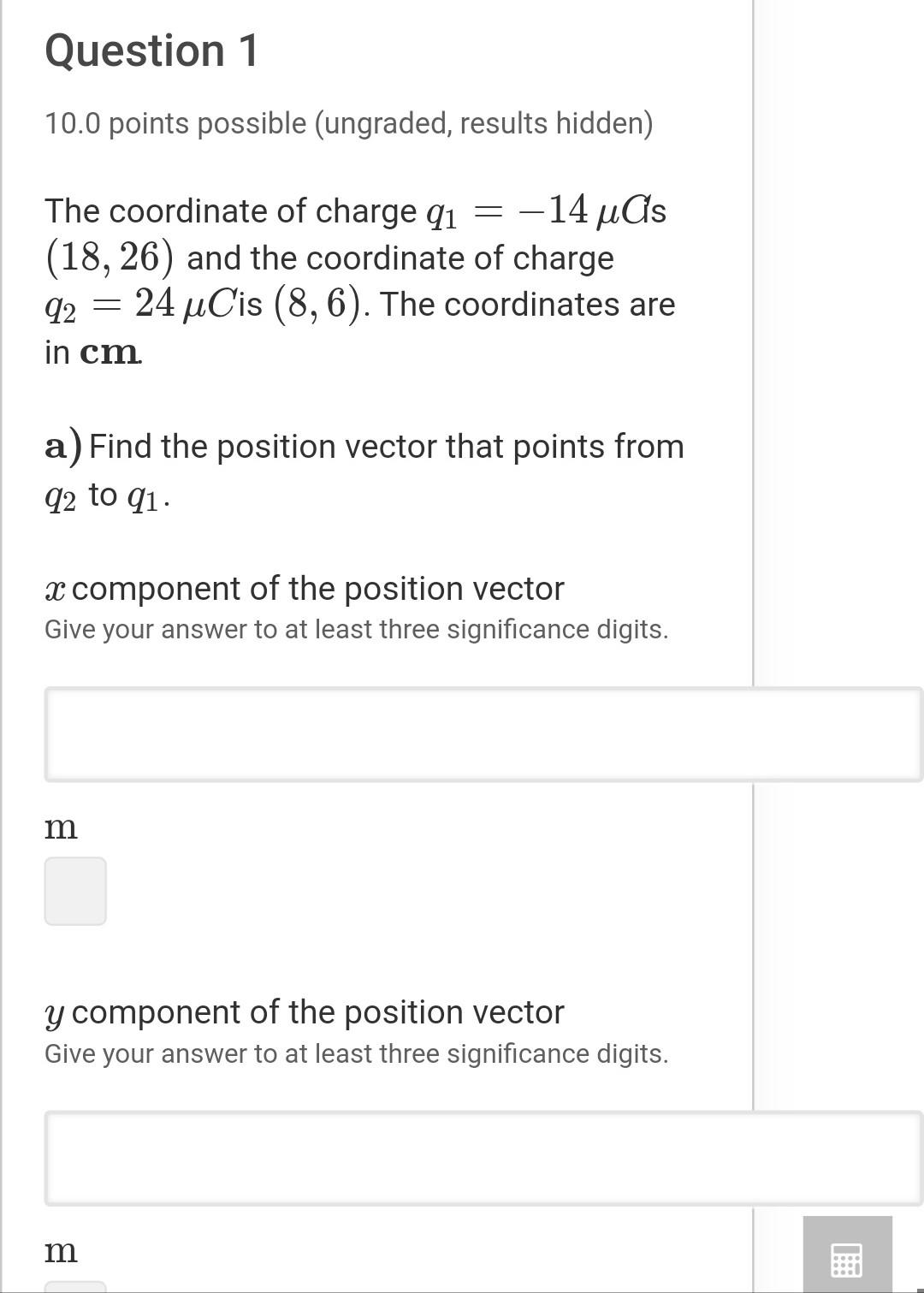 Solved Question 1 10.0 points possible (ungraded, results | Chegg.com