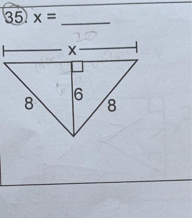 Solved 35. x= | Chegg.com