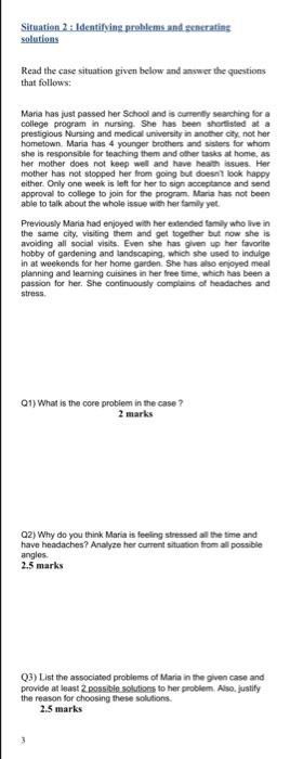 Solved Situation 1 : Understanding Ethical issues and | Chegg.com