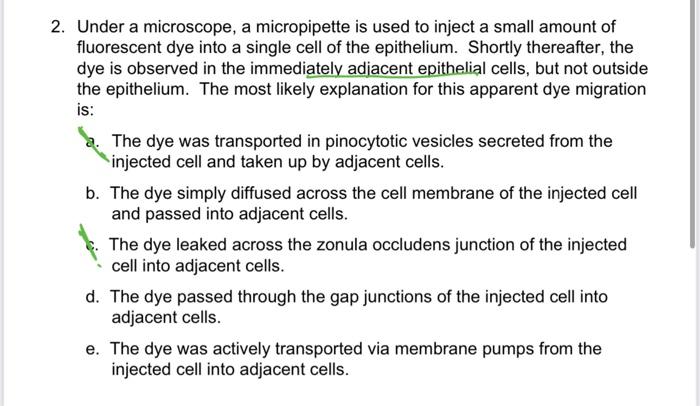 Solved 2. Under a microscope, a micropipette is used to | Chegg.com