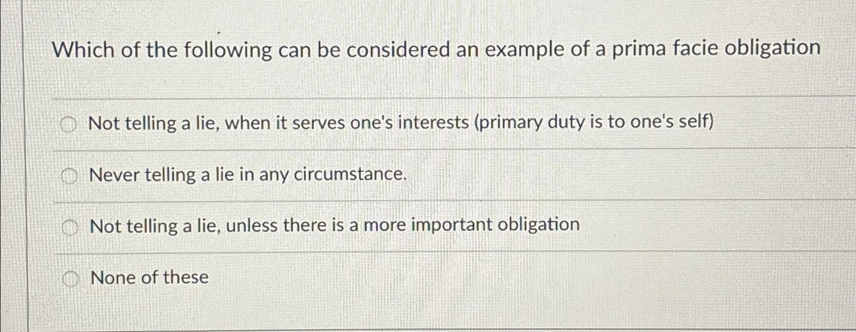 Solved Which of the following can be considered an example | Chegg.com