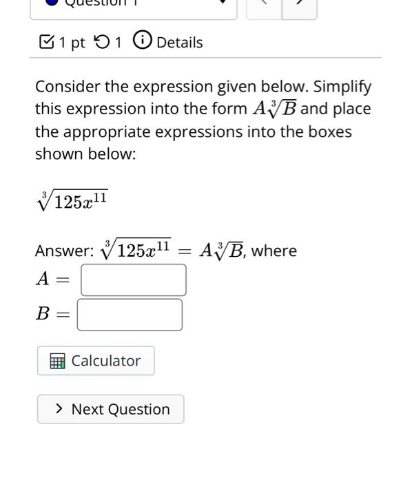 the simplified form of the expression given below is
