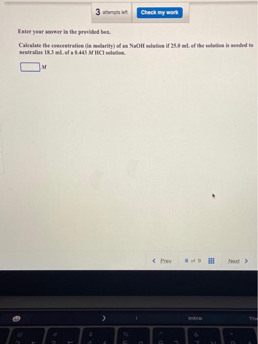 Solved 3 attempts left Check my work Enter your answer in | Chegg.com