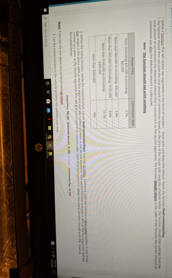 Solved 1. Define a function that will receive two arguments | Chegg.com