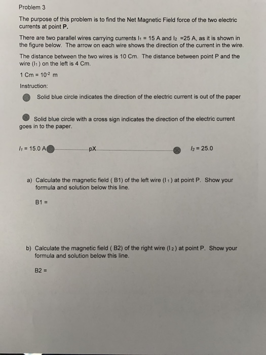 Solved calculate the b-net magnitude of the magnetic field | Chegg.com