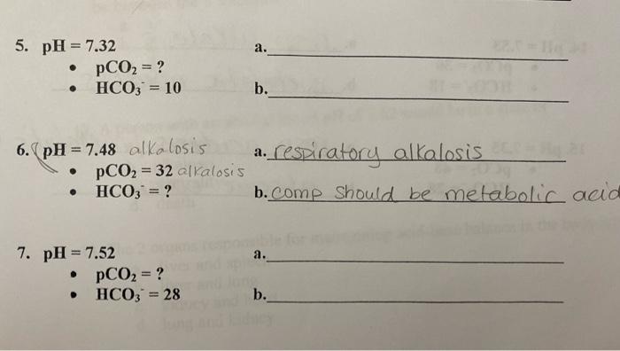 Solved Solve the following acid-base problems with respect | Chegg.com