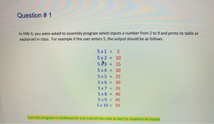 Write the machine code for the program in | Chegg.com