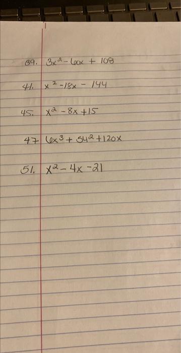 x 2 − 18x 45 − 4x