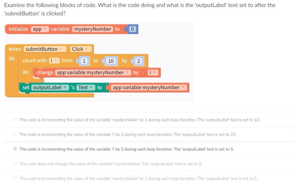 Solved Examine the following blocks of code. What is the | Chegg.com