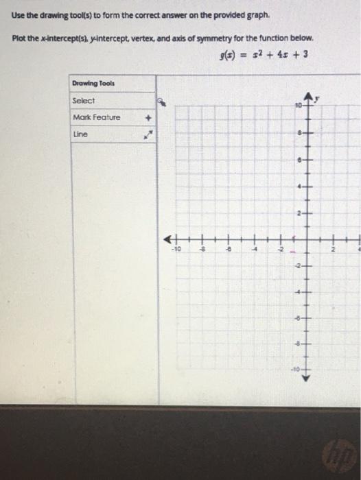 Solved Use the drawing tool(s) to form the correct answer on | Chegg.com