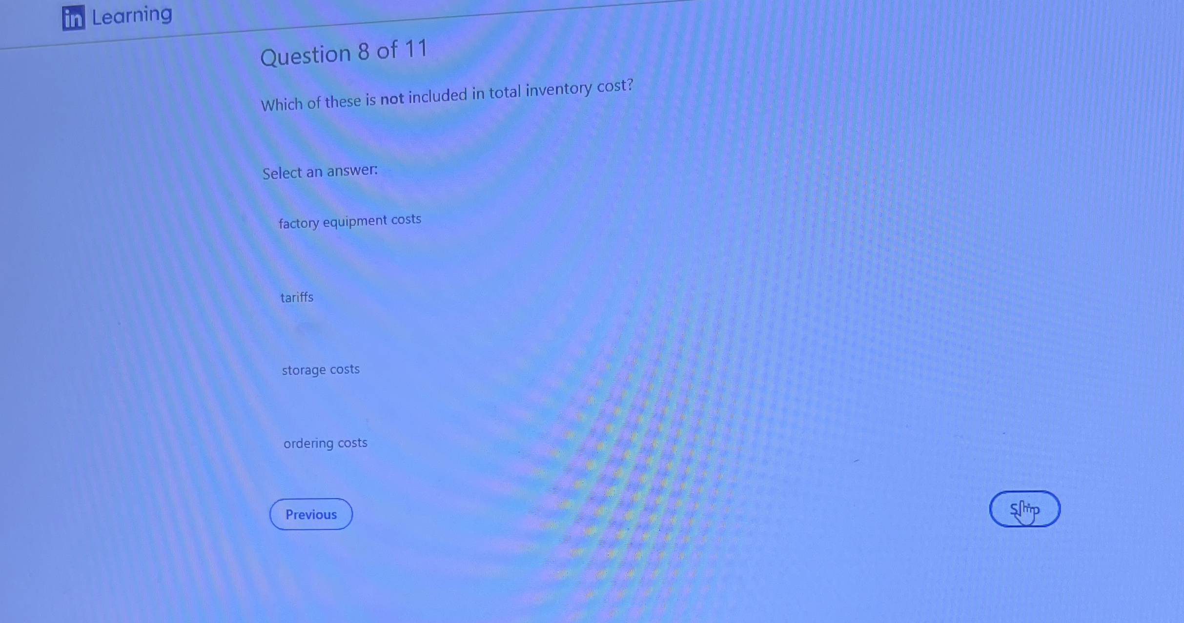 Solved in LearningQuestion 8 ﻿of 11Which of these is not | Chegg.com