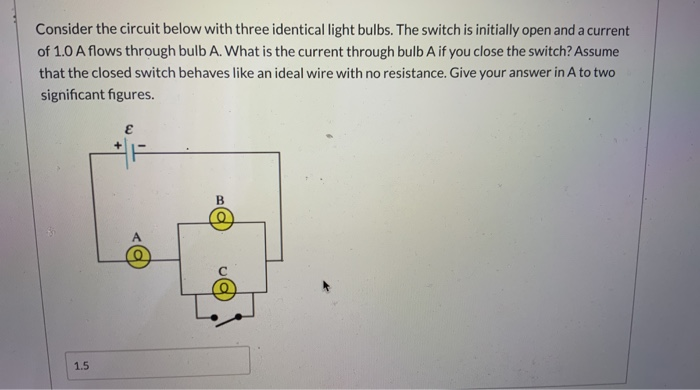 Solved Consider the circuit below with three identical light | Chegg.com