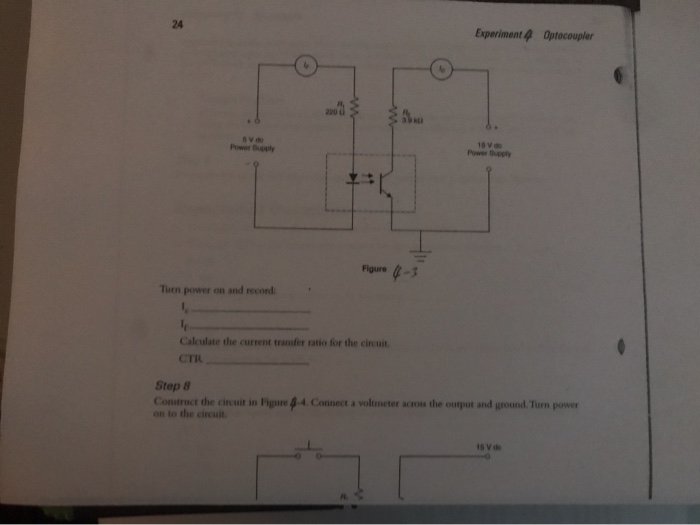 Experiment Optocoupler Objectives Use an ohmmeter to