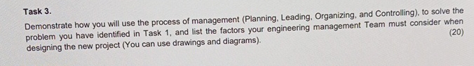Solved Task 3.Demonstrate how you will use the process of | Chegg.com
