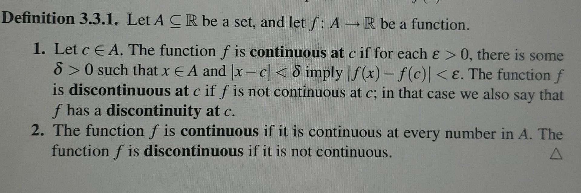 Solved Real Analysis question. please write very clean and | Chegg.com