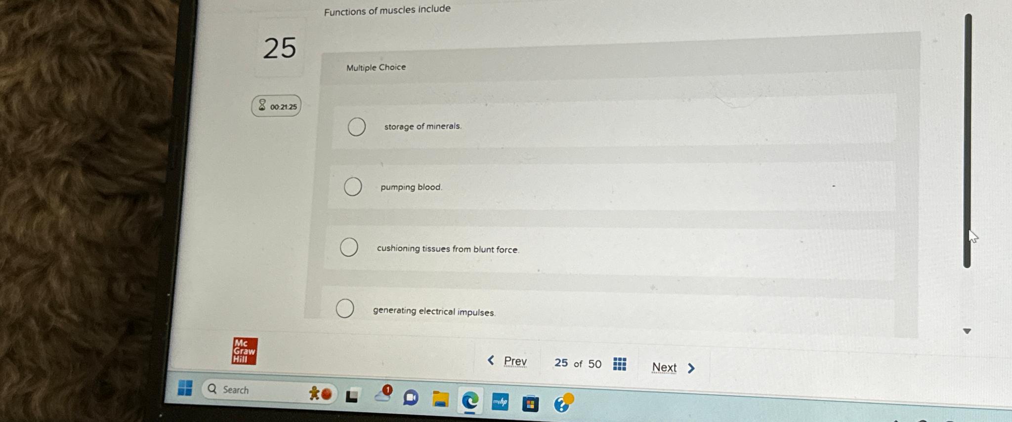 Solved Functions of muscles include25Multiple