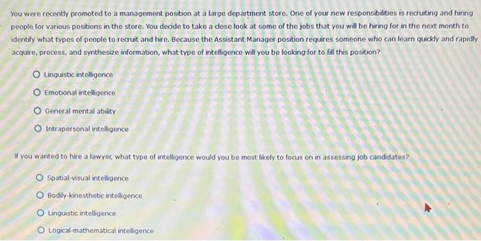 solved-you-were-recently-promoted-to-a-management-position-chegg