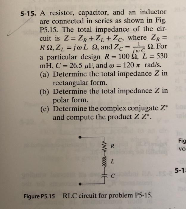 Solved -1. In the series RL circuit shown in Fig. P5.1, | Chegg.com