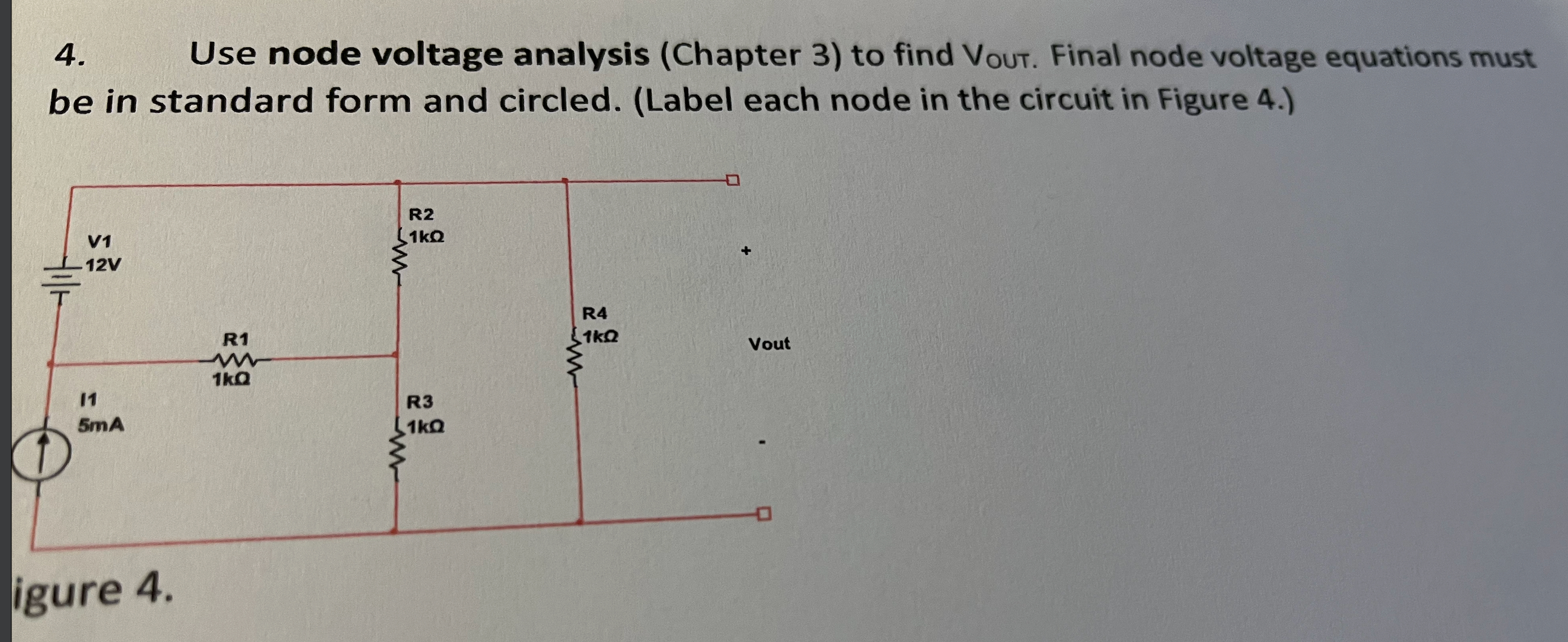 Solved Use node voltage analysis (Chapter 3 ) ﻿to find | Chegg.com
