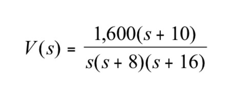 Solved The Laplace transform of a voltage in a circuit | Chegg.com