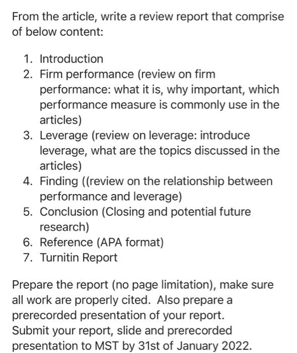 how to write an introduction for an article review
