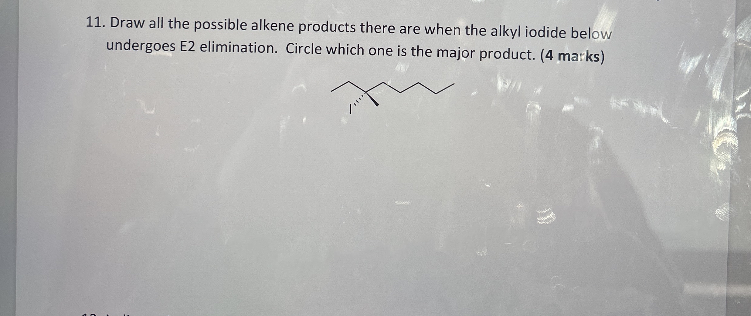 Solved Draw all the possible alkene products there are when | Chegg.com