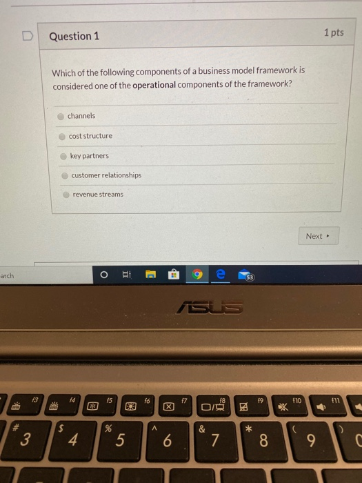 Solved Question 1 1 pts Which of the following components of | Chegg.com