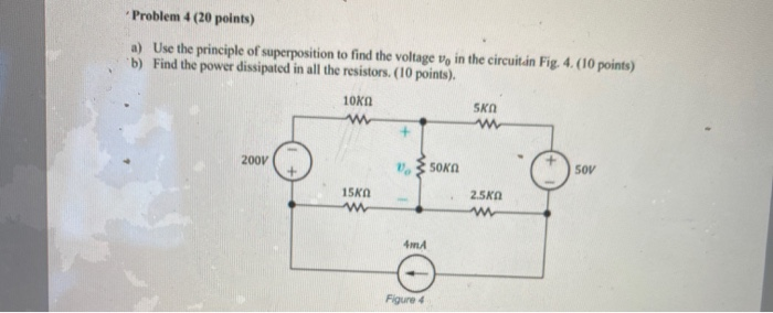 Solved Problem 4 (20 points) a) Use the principle of | Chegg.com