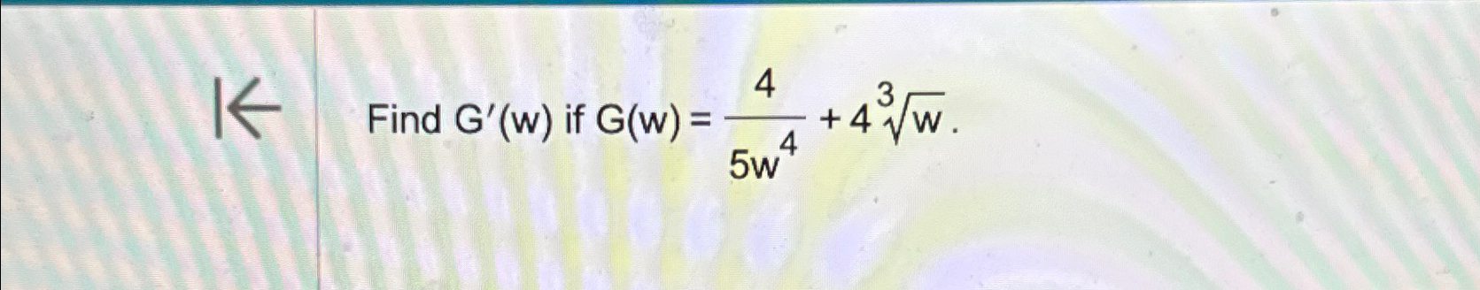G-4 W