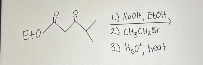 Solved 3.) H3O, heat | Chegg.com
