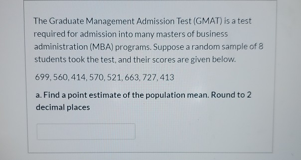 Exam GMAT Outline