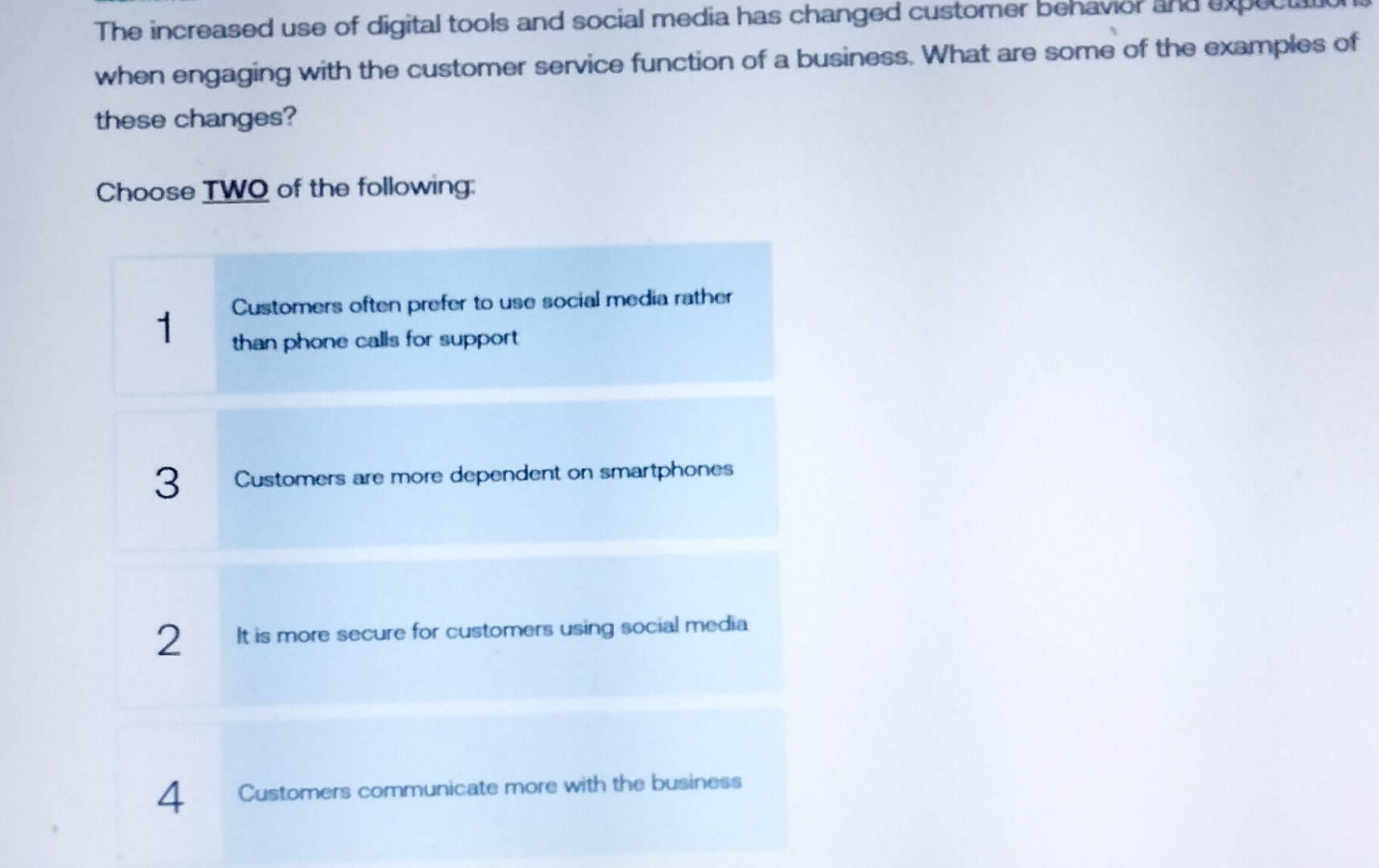 Solved The increased use of digital tools and social media | Chegg.com
