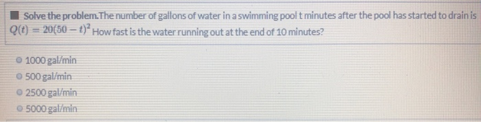gallons of water in pool