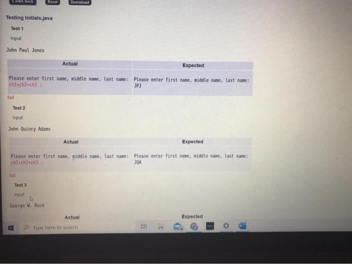 Solved Complete the program below, named Initialojava, to | Chegg.com