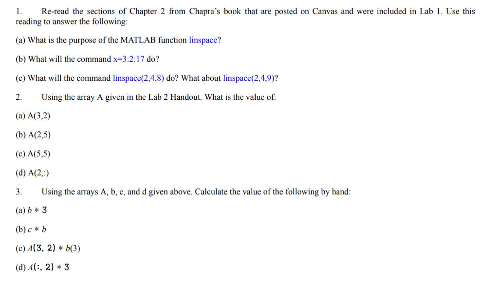 Solved Re-read the sections of Chapter 2 ﻿from Chapra's book | Chegg.com