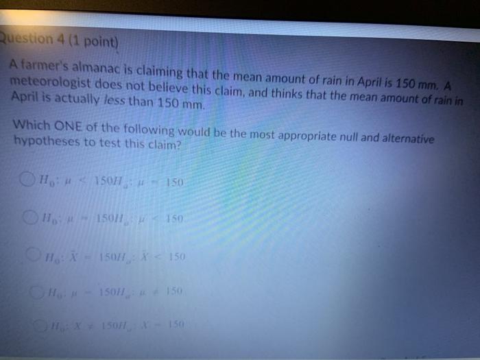 Solved Question 5 1 Point Consider The Information In The