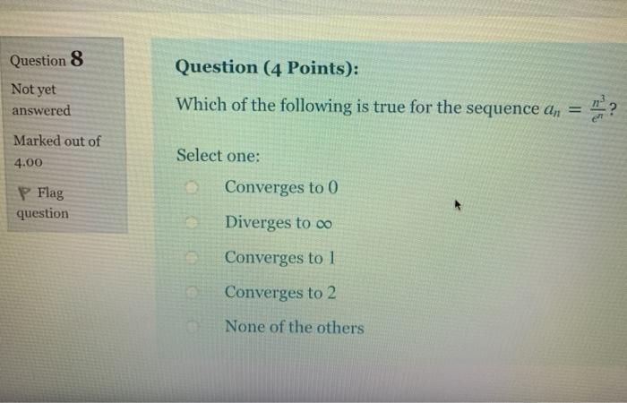 Solved Question 6 Not yet answered Question (4 Points): 6 + | Chegg.com