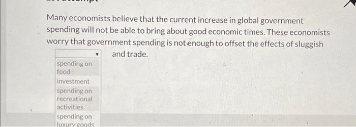 Solved Many economists believe that the current increase in | Chegg.com