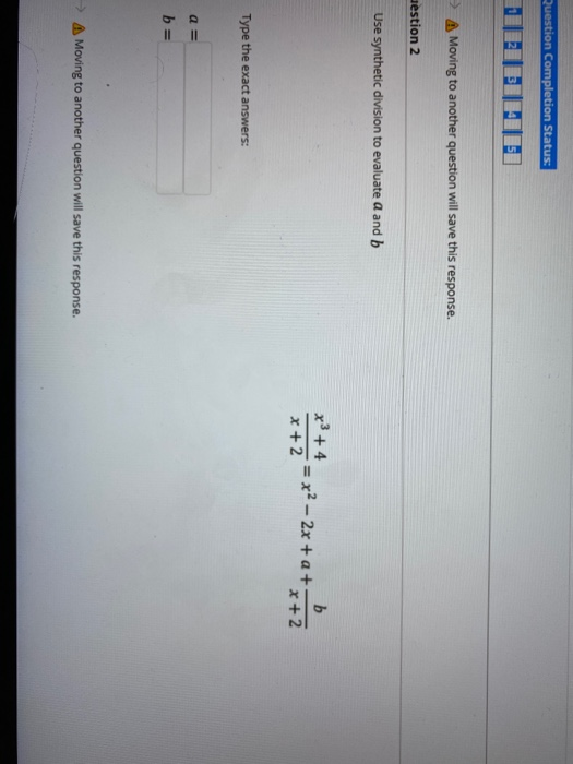 Solved Question Completion Status A Moving To Another Chegg Com