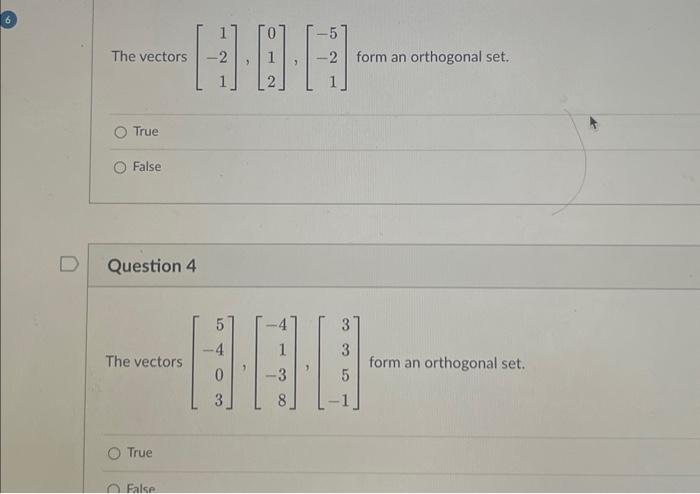 The vectors ⎣⎡1−21⎦⎤,⎣⎡012⎦⎤,⎣⎡−5−21⎦⎤ form an | Chegg.com