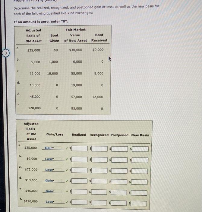 solved-determine-the-realized-recognized-and-postponed-chegg