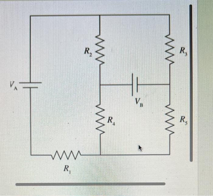 Solved In the circuit shown in the figure, VA=VB=20.0 V and | Chegg.com