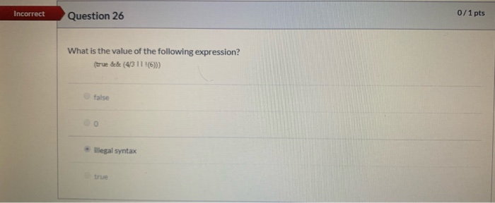 Solved Incorrect Question 26 0 / 1 pts Every year in