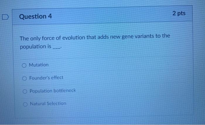 Solved Question 2 2 pts Which of the following is not one of | Chegg.com